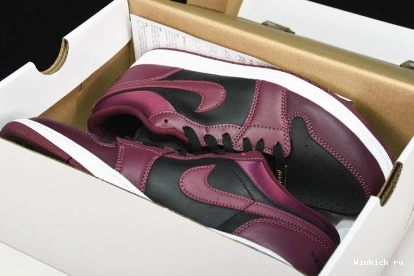 1 Dark Low Beetroot Black Jordan 0802